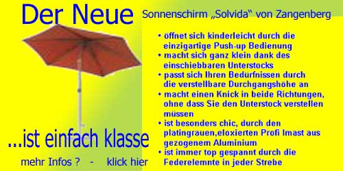 Zangenberg Sonnenschirm Solvida