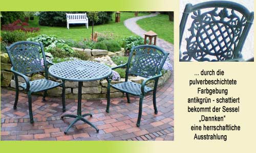 Aluguss-Gartenmöbel / Angebote / Fachgeschäft Großmann / Strandkörbe