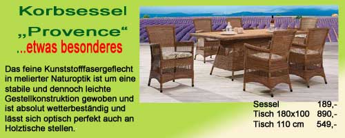 Angebote / Gartenmoebel / Fachgeschäft Großmann / Duingen: Ihr