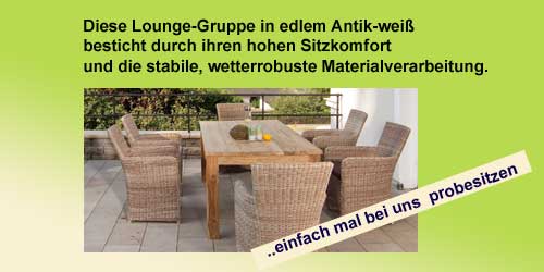 Angebote / Gartenmoebel / Fachgeschäft Großmann / Duingen: Ihr